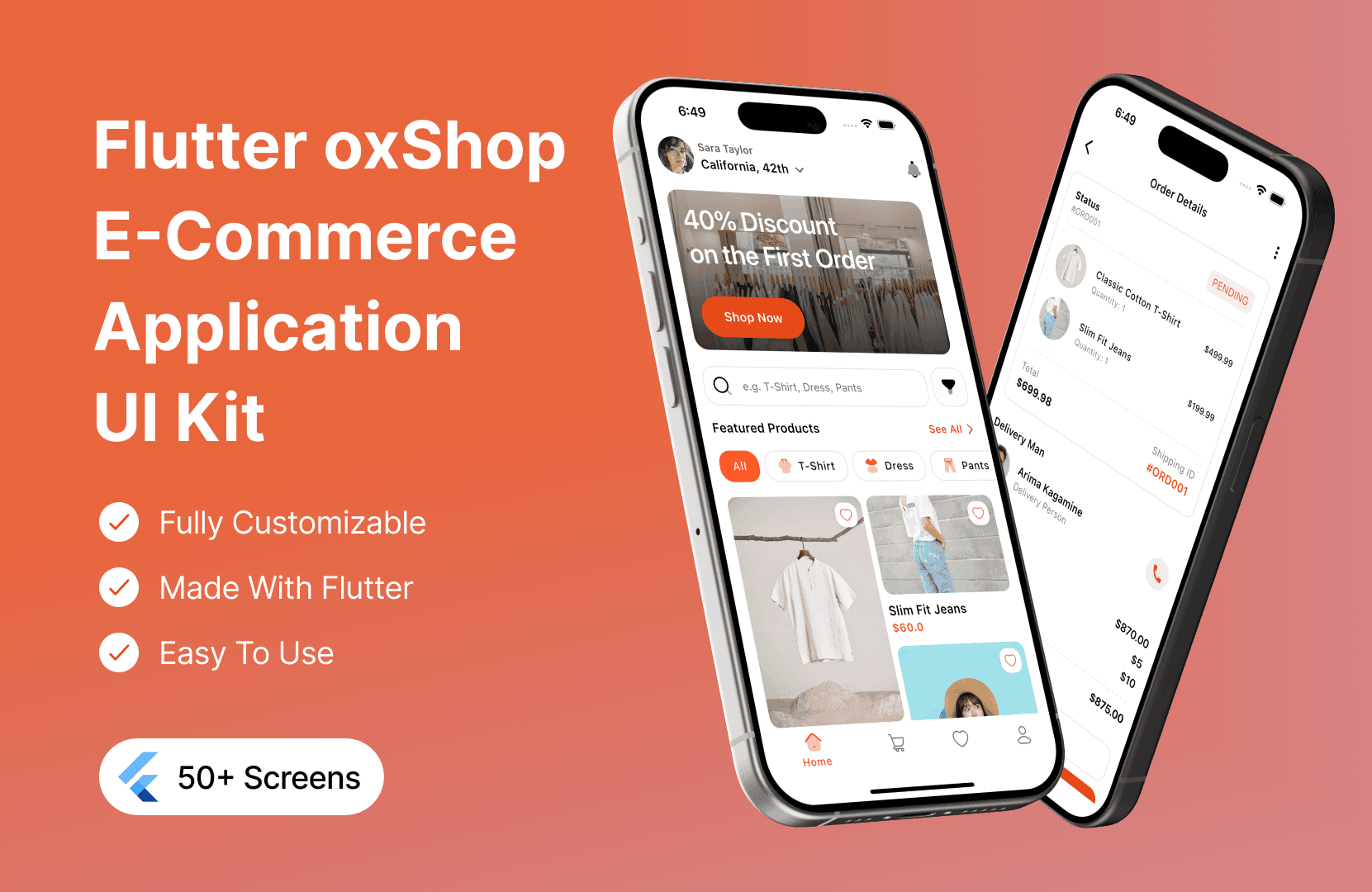 OxShop: Flutter E-Commerce Application UI Kit